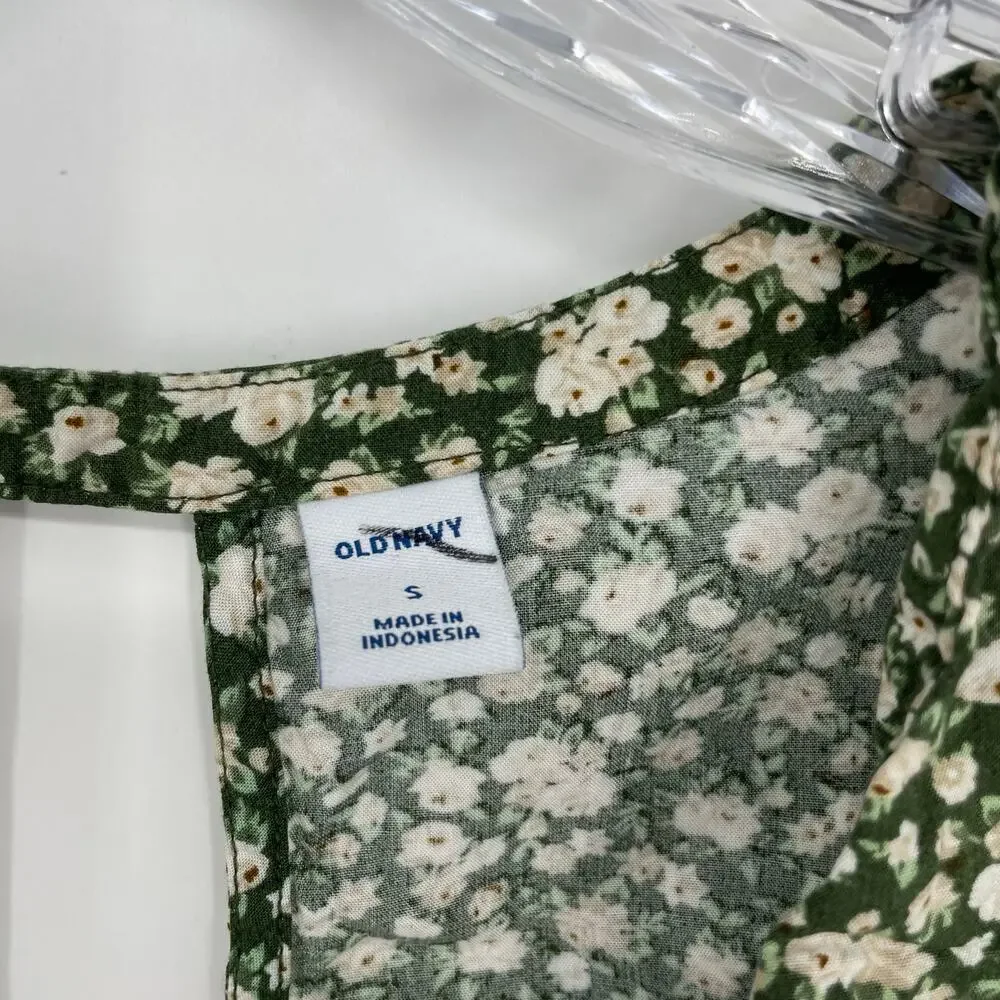 Old Navy Sleeveless Floral V-Neck Top Size Small - Picture 5 of 6